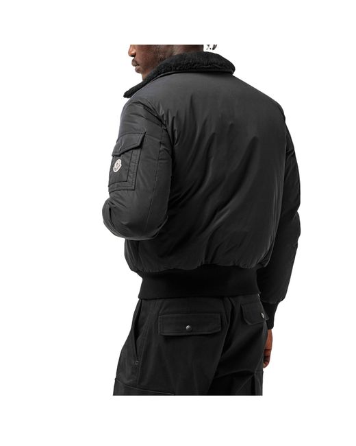 Moncler Black Lightweight Down Jacket for men