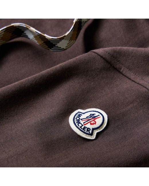 Moncler Brown Logo Hoodie