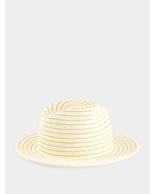 Borsalino Natural Leo Fedora Hat for men