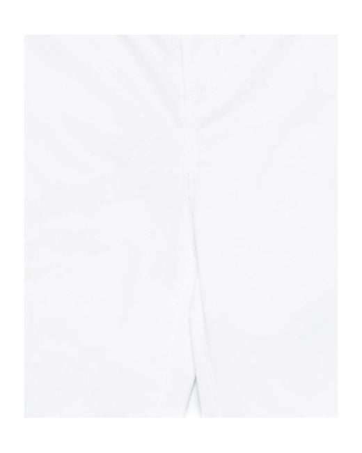 Liu Jo White Logo-Patch Trousers
