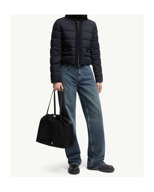 Moncler Black New Trick Water-Repellent Tote Bag