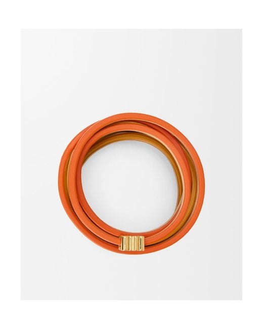 Loewe Orange Twist Double Bracelet