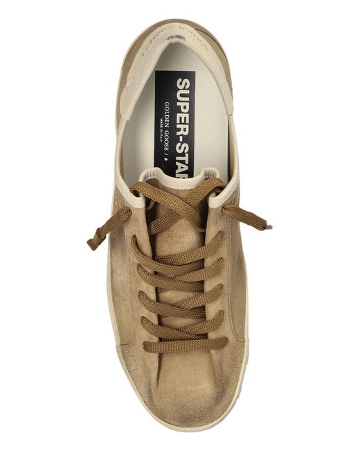 Golden Goose Deluxe Brand Brown Super Star Sneakers Lace-Up Sneakers