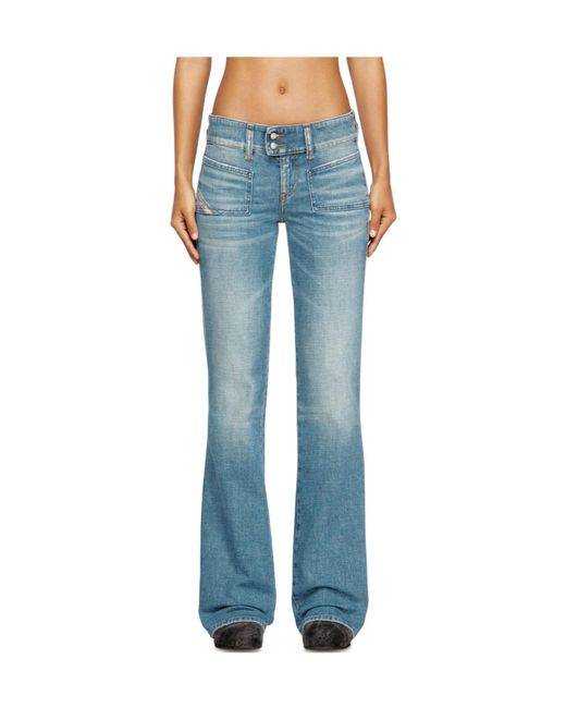 DIESEL Blue D-Hush Bootcut Jeans