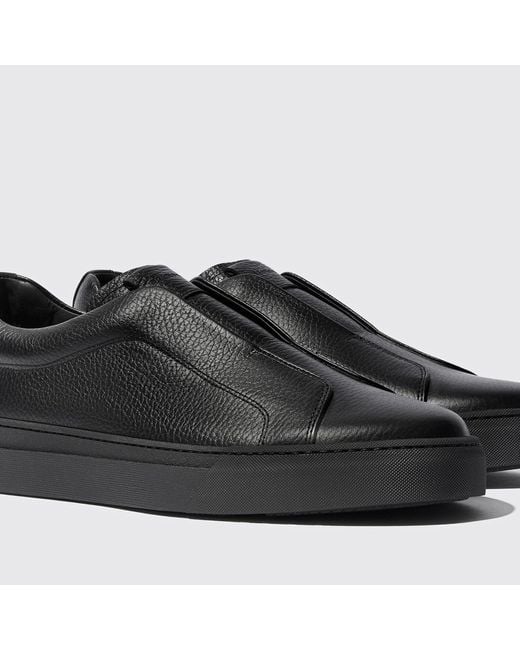 Scarosso Black Luca Lace-Up Sneakers for men