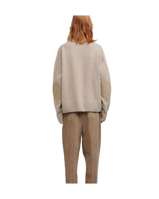 AMI Natural Long Sleeved Buttoned Cardigan for men