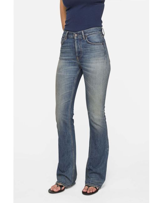 Acne Blue 2009F Regular Fit Jeans