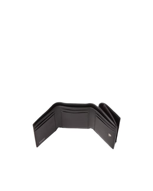 Fendi Black Mini Tube Trifold