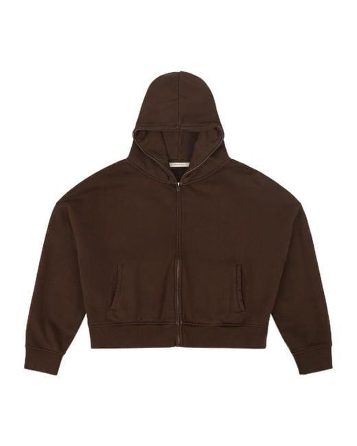 Entire studios Brown Zip-Fastening Hoodie