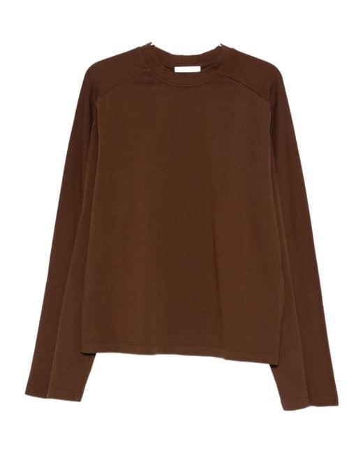 Entire studios Brown Long-Sleeved T-Shirt for men