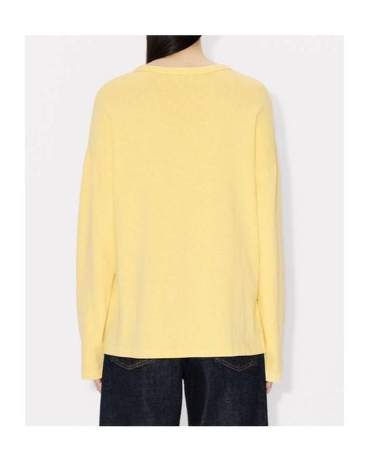 KENZO Metallic Cartoon' Long Sleeve T-Shirt