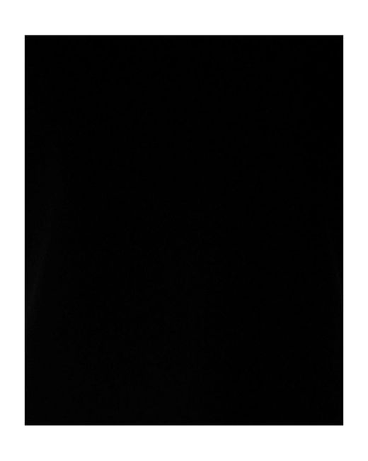 Max Mara Black Simple Solid-Color Knitted Short-Sleeved Top