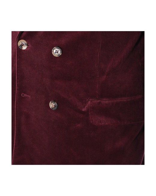 Brunello Cucinelli Purple Double Breasted Jacket Suit for men