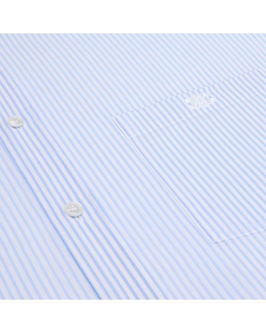 Céline Blue Oversized Shirt