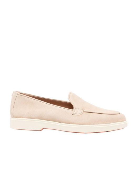 Santoni Natural Debora Slip-On Loafers