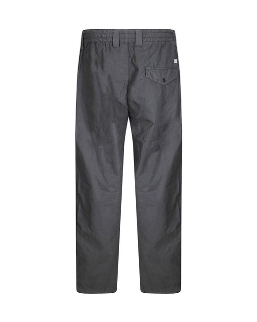 C P Company Green Casual Pants With Belt Loops for men
