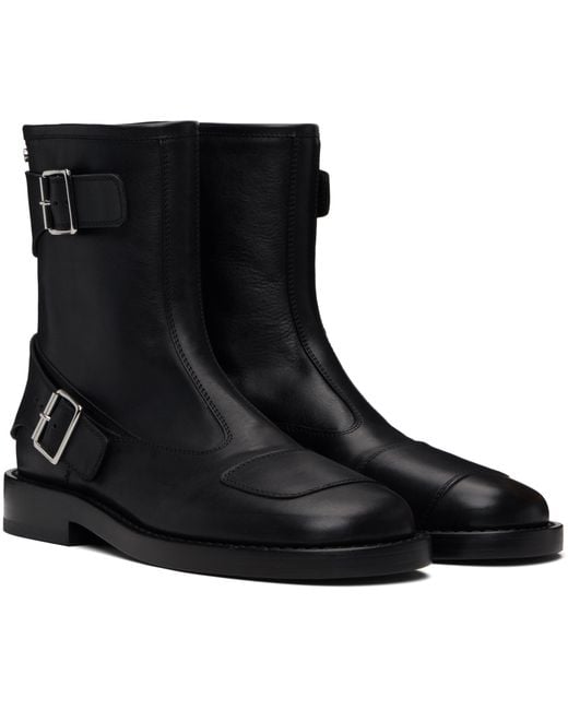 Ann Demeulemeester Black Eero Ankle Boots for men