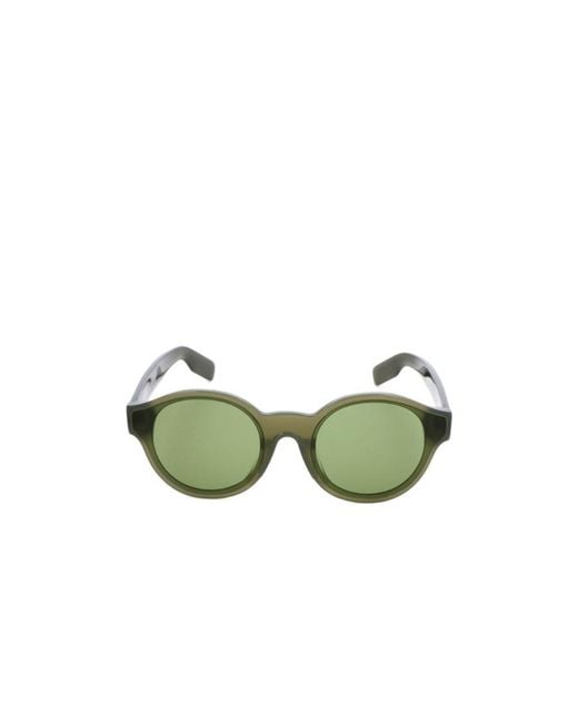 KENZO Green Round Frame Sunglasses for men