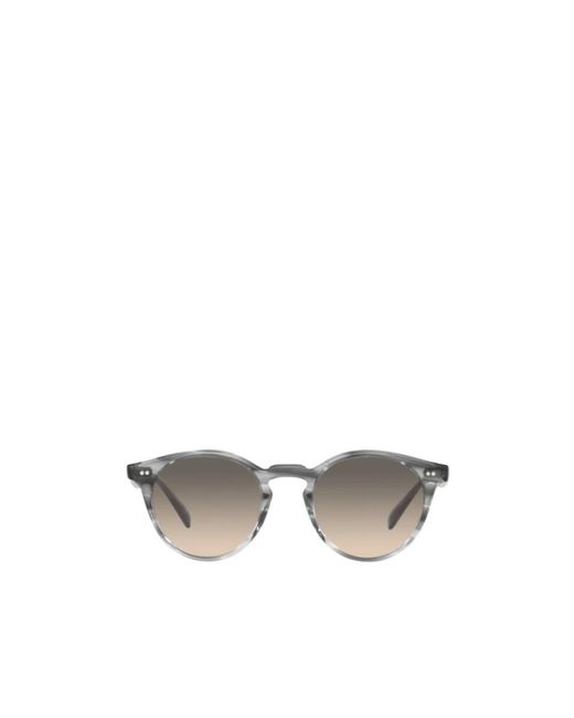 Oliver Peoples Metallic Cat's Eye Sunglasses for men