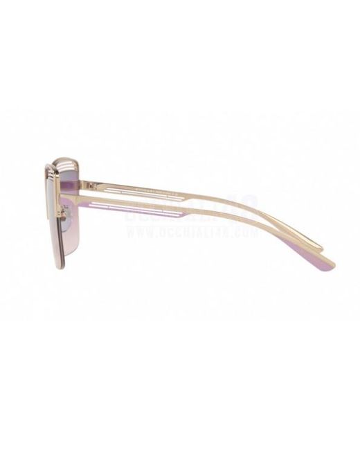 BVLGARI Pink Square Sunglasses