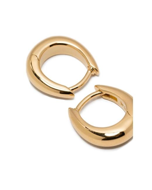 Tom Wood Metallic Half Circle Earrings for men