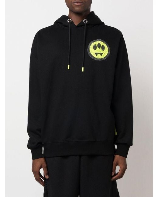 Barrow Black Drawstring Hood Hoodie for men