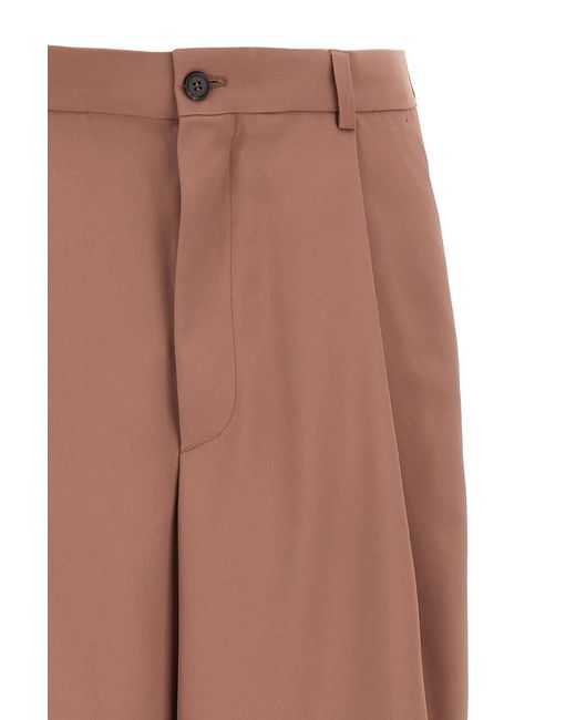 Dries Van Noten Brown Pepper Straight Leg Pants for men