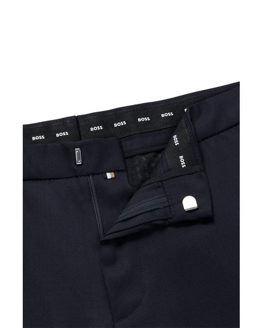 Boss Blue Boss Slim Fit Tailored Pants for men
