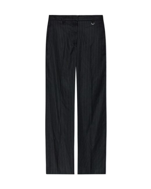 Isabel Marant Black Casual Trousers With Belt Loops