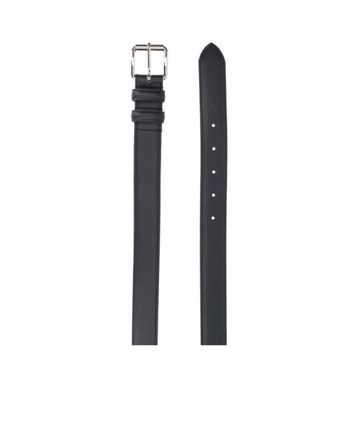 A.P.C. White Slim Buckle Belt for men