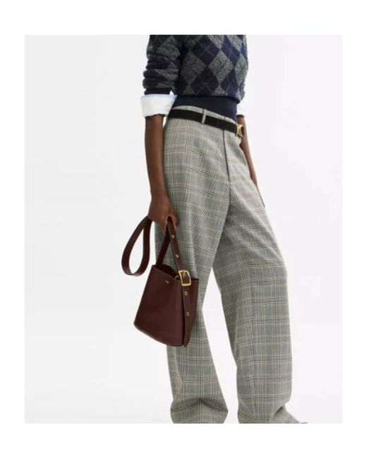 COACH Brown Bleecker Strap Calf Leather Tote Bag