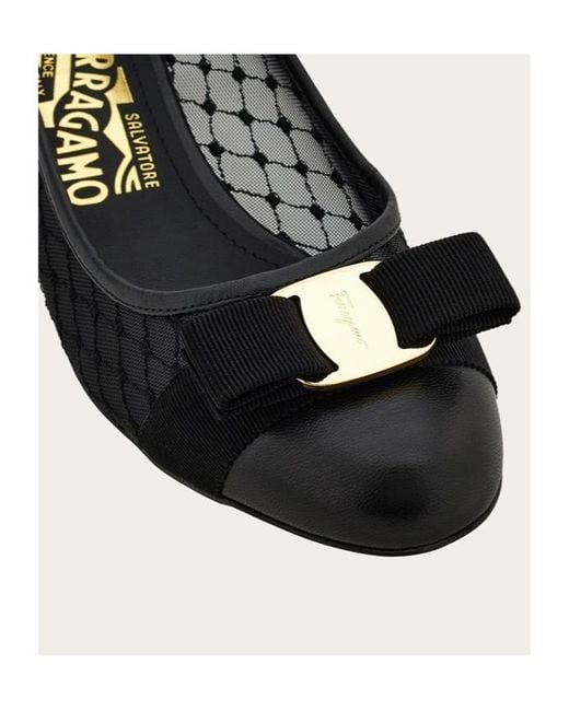 Ferragamo Black Ferragamo Vara Pumps