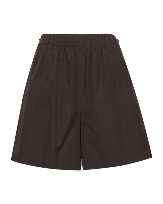 Max Mara Brown Elastic Waist Shorts