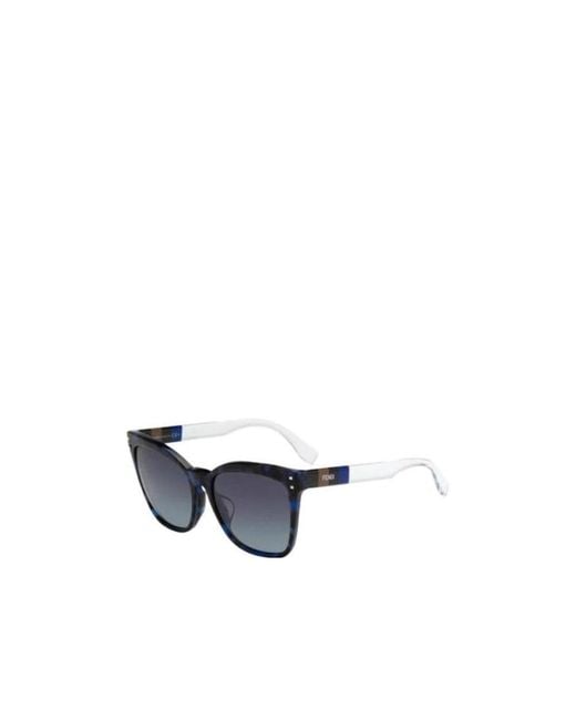 Fendi White Logo Details Sunglasses