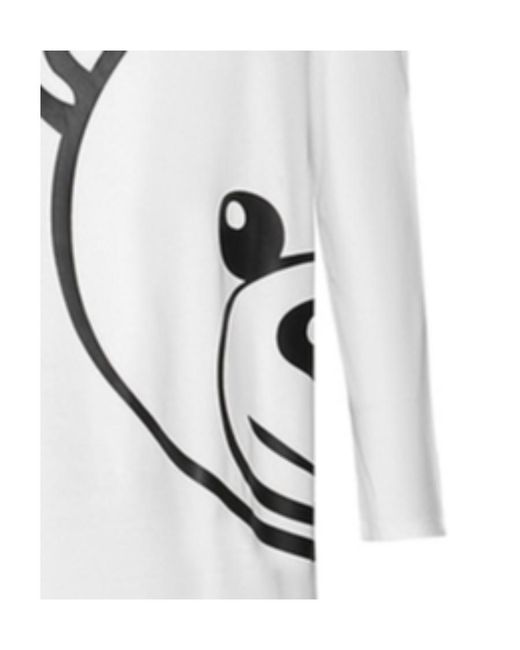 Moschino White Printed T-Shirt