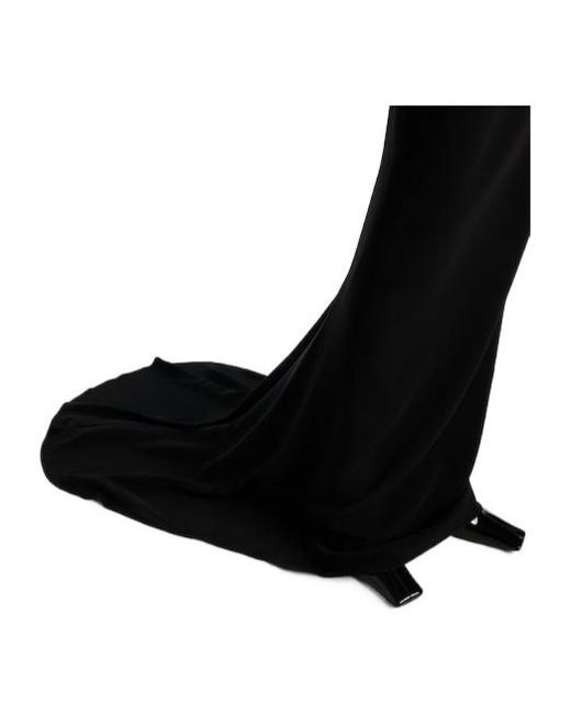 Stella McCartney Black Crêpe Jersey Gown