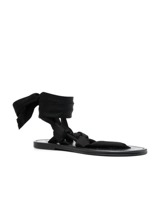 Saint Laurent Black Nolan Sandals