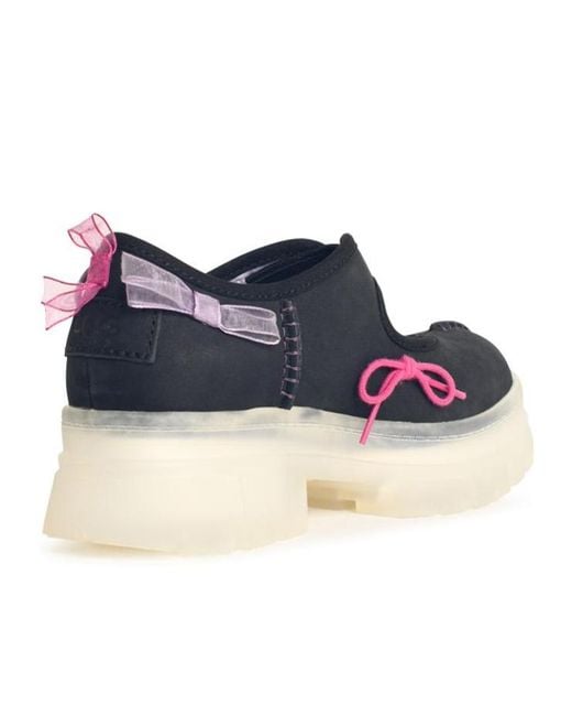 Ugg Blue Areum Mary Jane Bow Sneakers
