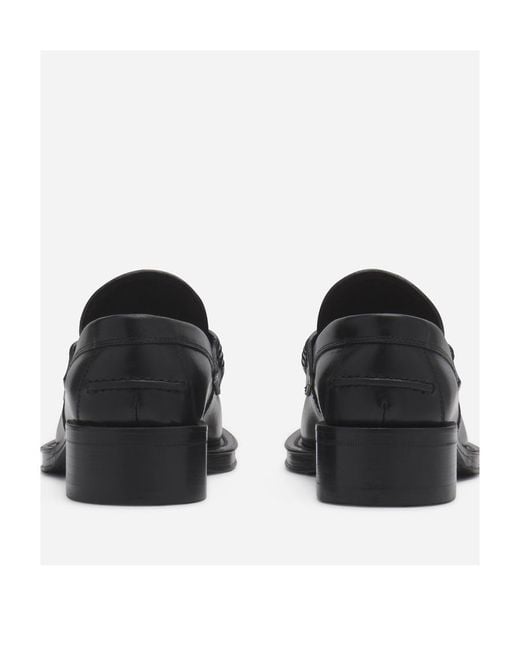 Lanvin Black Medley Slip-On Loafers