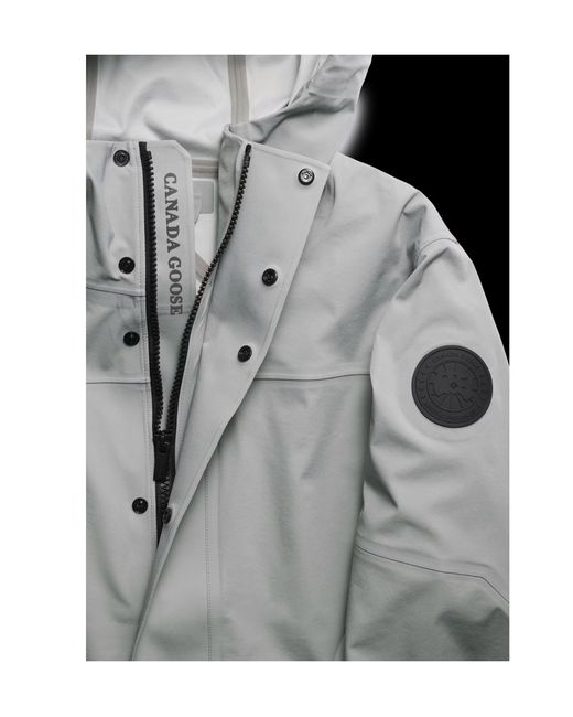 Canada Goose Gray Rupert Rain Jacket for men