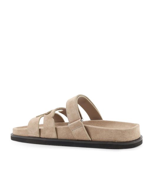 Tory Burch Brown Ines Sport Sandals