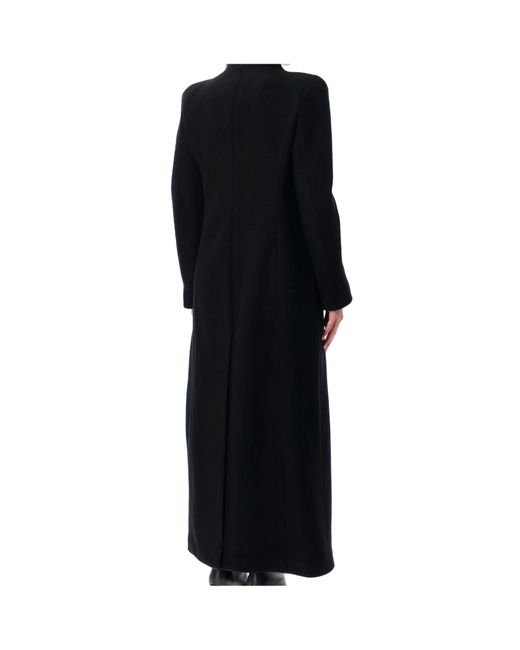 Tom Ford Black Straight Hem Long Coat