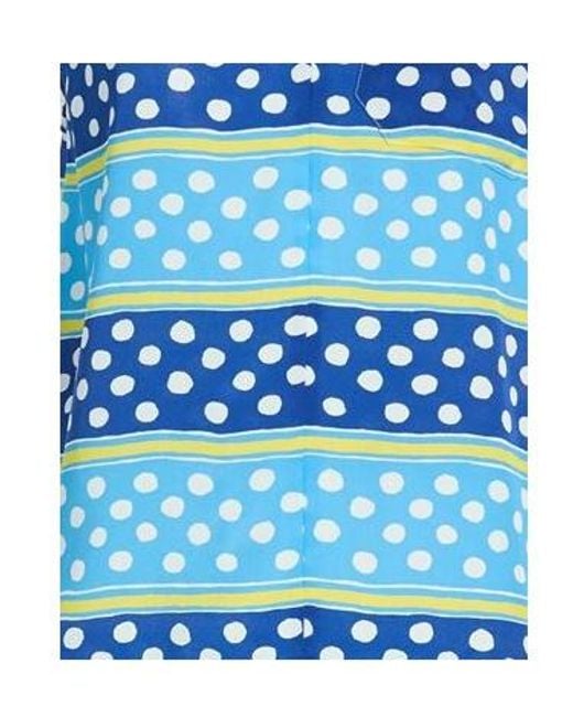 Marni Blue Polka-Dot Tops