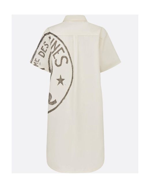 Dior White Long Blouse