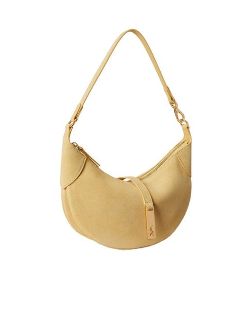 Polo Ralph Lauren Metallic Calfskin Shoulder Bag