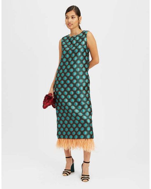 LaDoubleJ Green Sleeveless Dress