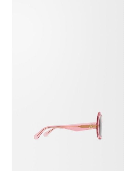 Loewe Multicolor Mini Anagram Steps Square Sunglasses