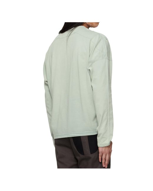 Kiko Kostadinov Gray Sargo Long-Sleeve Henley T-Shirt for men