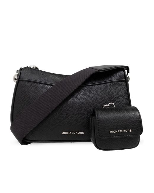 MICHAEL Michael Kors Black Jet Set Logo-Lettering Crossbody Bag