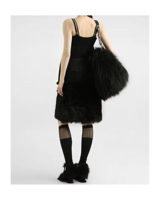 Dolce & Gabbana Black Knitted Tank Top
